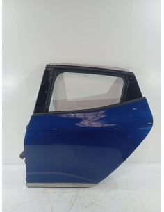 Recambio de puerta trasera izquierda para renault clio v (b7_) tce 90 (b7mt) referencia OEM IAM 821008513R COLOR AZUL 
