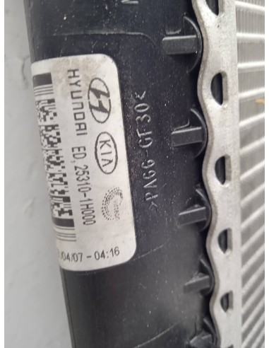 Recambio de radiador agua para kia cee´d 1.6 cat referencia OEM IAM 253102R000  