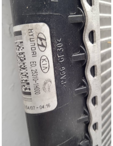 Recambio de radiador agua para kia cee´d 1.6 cat referencia OEM IAM 253102R000  