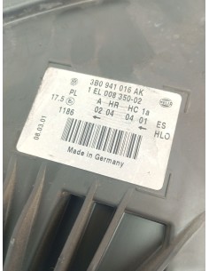 Recambio de faro derecho para volkswagen passat b5.5 (3b3) 1.8 t 20v referencia OEM IAM 3B0941016AK   2