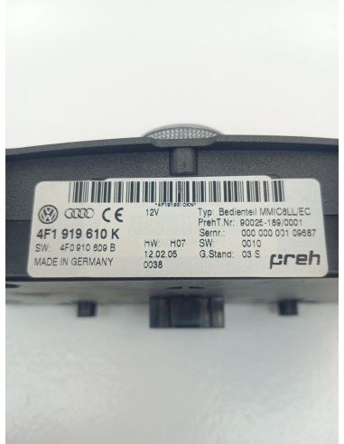 Recambio de mando multifuncion para audi a6 c6 (4f2) 3.0 tdi quattro referencia OEM IAM 4F1919610K  