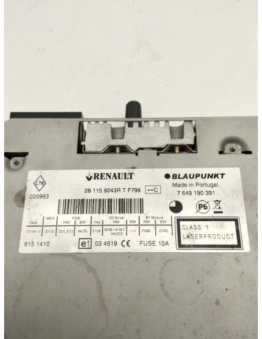 Recambio de sistema audio / radio cd para renault fluence (l3_) 1.5 dci (l30b) referencia OEM IAM   