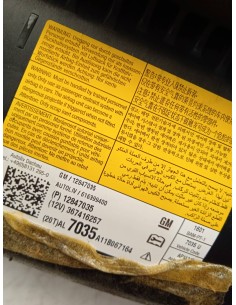 Recambio de airbag delantero derecho para opel astra j lim. 1.3 16v cdti referencia OEM IAM 12847035   2