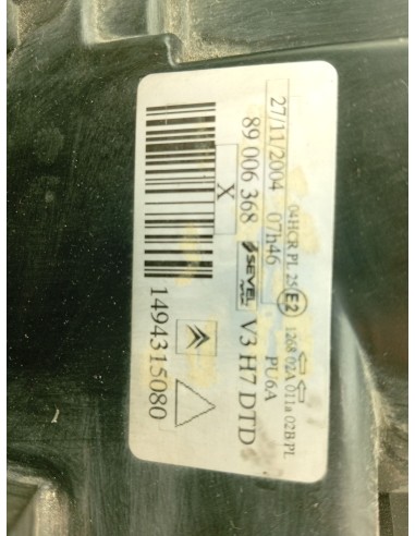 Recambio de faro derecho para citroën c8 (ea_, eb_) 2.2 hdi referencia OEM IAM 1494315080  