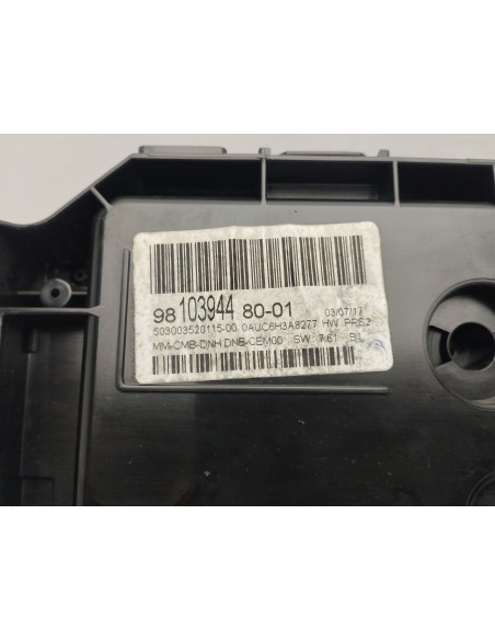 Recambio de cuadro instrumentos para peugeot 3008 allure referencia OEM IAM 9810394480  