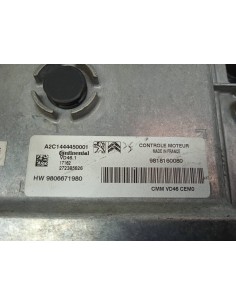 Recambio de centralita motor uce para peugeot 2008 (--.2013) allure referencia OEM IAM 9818160080   2