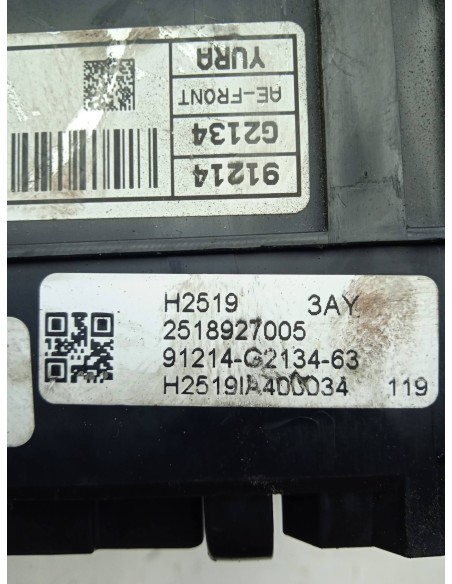 Recambio de caja reles / fusibles para hyundai ioniq tecno hybrid referencia OEM IAM 91214G2134  