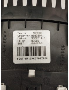 Recambio de cuadro instrumentos para bmw serie 5 lim. (f10) 520d referencia OEM IAM 9227614   2