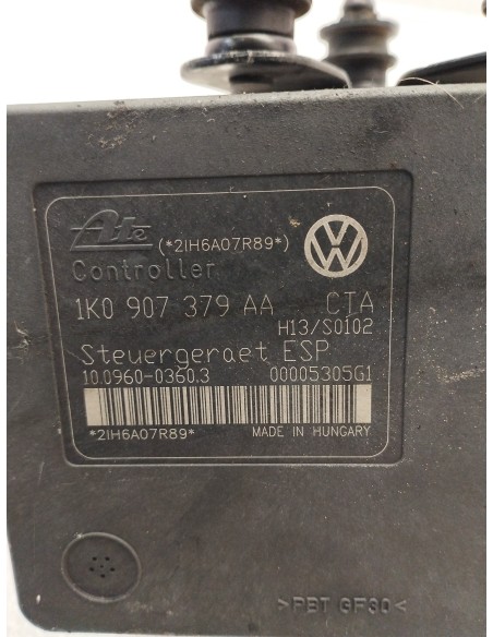 Recambio de abs para volkswagen golf v berlina (1k1) trendline referencia OEM IAM 1K0907379AA  