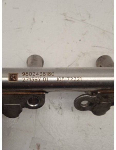 Recambio de rampa inyectora para citroën c4 picasso attraction referencia OEM IAM 9802438180  