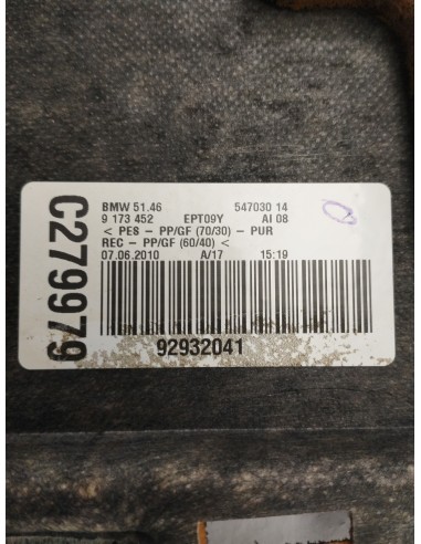Recambio de bandeja trasera para bmw serie 5 lim. (f10) 520d referencia OEM IAM 51469173452  