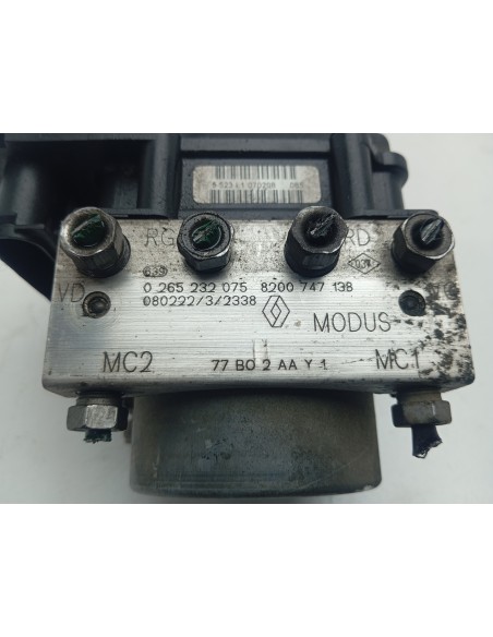 Recambio de abs para renault grand modus 1.2 16v referencia OEM IAM 8200747138  
