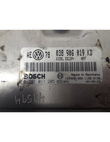 Recambio de centralita motor uce para volkswagen passat variant (3b6) 1.9 tdi referencia OEM IAM 0281011205  