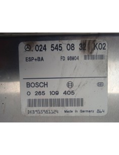 Recambio de centralita abs para mercedes-benz clase e (w210) berlina 2.4 v6 18v cat referencia OEM IAM 0265109405   2