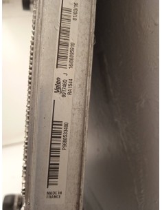 Recambio de radiador agua para citroën c4 berlina 1.6 16v referencia OEM IAM 9680533480   2
