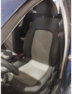 Recambio de asiento delantero izquierdo para seat ibiza (6j5) style tech referencia OEM IAM S/R TELA GRIS Y NEGRA 