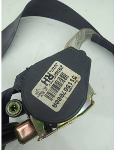 Recambio de cinturon seguridad delantero derecho para ssangyong rexton 2.7 turbodiesel cat referencia OEM IAM 511567000A COLOR N 2