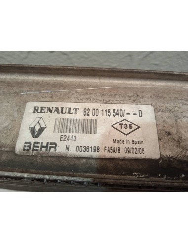 Recambio de intercooler para renault scenic ii 1.9 dci diesel referencia OEM IAM 8200115540D  