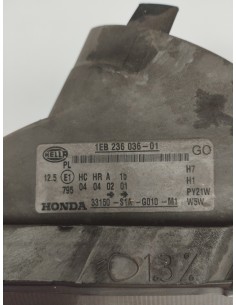 Recambio de faro izquierdo para honda accord berlina (cg7-9/ch1-7) 1.8i ls (cg8) referencia OEM IAM 33151S1AG01   2