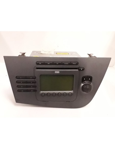 Recambio de sistema audio / radio cd para seat leon (1p1) 1.9 tdi referencia OEM IAM 1P1035186  