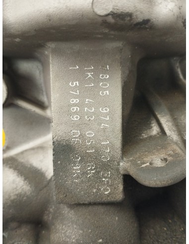 Recambio de cremallera direccion para skoda octavia berlina (1z3) 1.9 tdi referencia OEM IAM 1K1423051BK ELECTRICA 