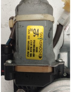 Recambio de elevalunas delantero derecho para chevrolet aveo 1.4 cat referencia OEM IAM 96870317   2