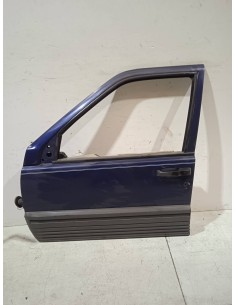 Recambio de puerta delantera izquierda para chrysler jeep gr.cherokee (zj)/(z) 2.5 turbodiesel referencia OEM IAM  COLOR AZUL 