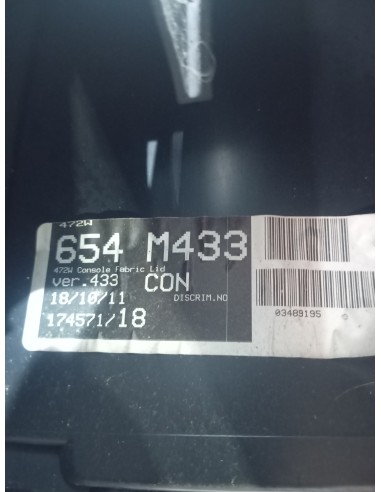 Recambio de apoyabrazos central para toyota auris hybrid active referencia OEM IAM 5891002260B1  