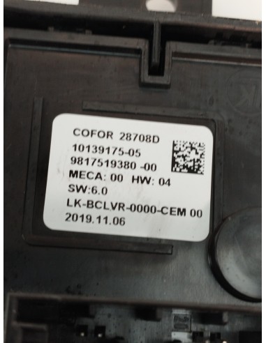 Recambio de modulo electronico para ds 7 crossback e-tense 4x4 so chic referencia OEM IAM 9817519380  