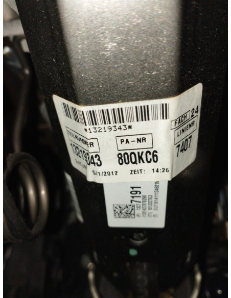 Recambio de columna direccion para opel insignia berlina 2.0 cdti cat referencia OEM IAM 13219343  