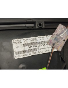 Recambio de guarnecido puerta delantera izquierda para skoda fabia combi (5j5) 1.6 tdi referencia OEM IAM 5J1867005EK   2