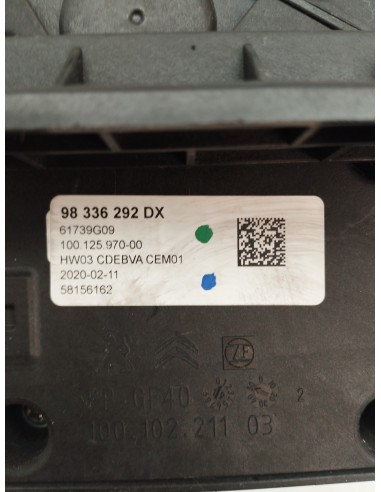 Recambio de palanca cambio para ds 7 crossback e-tense 4x4 so chic referencia OEM IAM 98336292DX  