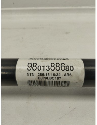 Recambio de transmision delantera derecha para citroën c3 live edition referencia OEM IAM 9801388680  