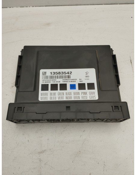 Recambio de modulo electronico para opel insignia berlina 2.0 cdti cat referencia OEM IAM 13583542  