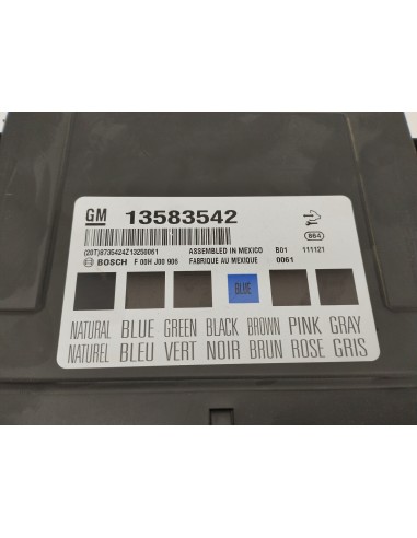 Recambio de modulo electronico para opel insignia berlina 2.0 cdti cat referencia OEM IAM 13583542  
