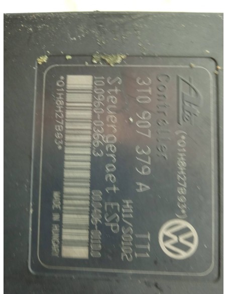 Recambio de abs para skoda suberb (3t4) 1.9 tdi referencia OEM IAM 3T0614517  