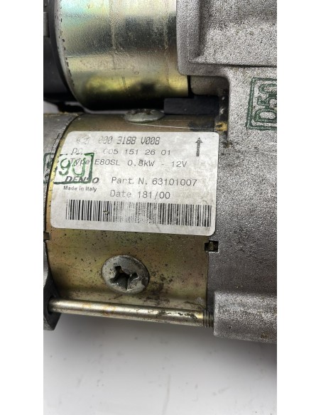 Recambio de motor arranque para smart coupe 0.6 turbo cat referencia OEM IAM 63101007  