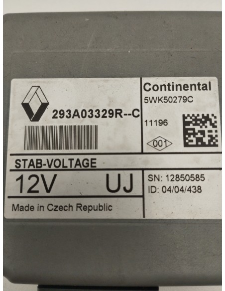 Recambio de modulo electronico para renault scenic iii dynamique referencia OEM IAM 293A03329R  