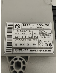 Recambio de modulo electronico para bmw serie 1 berlina (e81/e87) 2.0 16v diesel cat referencia OEM IAM 61356964051   2