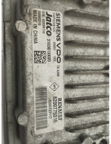 Recambio de centralita cambio automatico para renault laguna iii initiale referencia OEM IAM 8200775316  