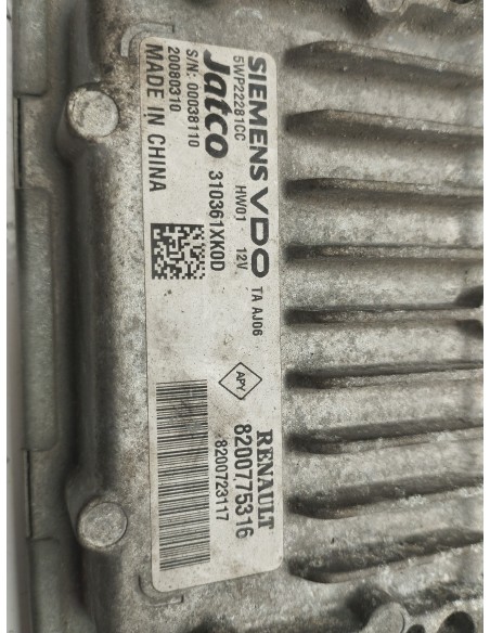 Recambio de centralita cambio automatico para renault laguna iii initiale referencia OEM IAM 8200775316  