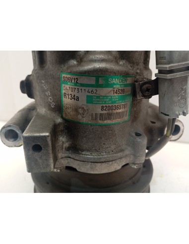 Recambio de compresor aire acondicionado para renault modus 1.5 dci diesel referencia OEM IAM 8200365787  