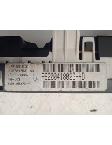Recambio de cuadro instrumentos para renault modus 1.5 dci diesel referencia OEM IAM 8200418023D  