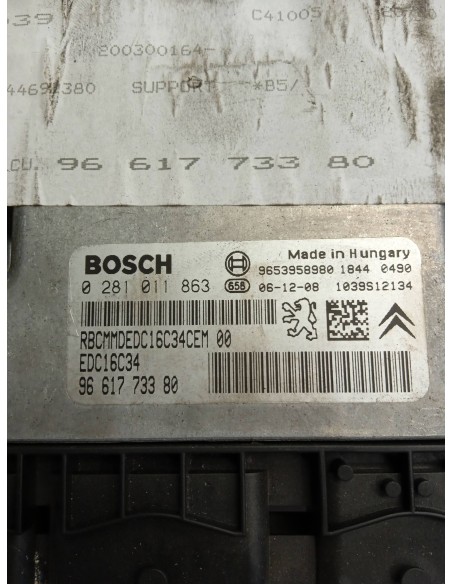 Recambio de centralita motor uce para peugeot 307 cc (s2) referencia OEM IAM 9661773380  