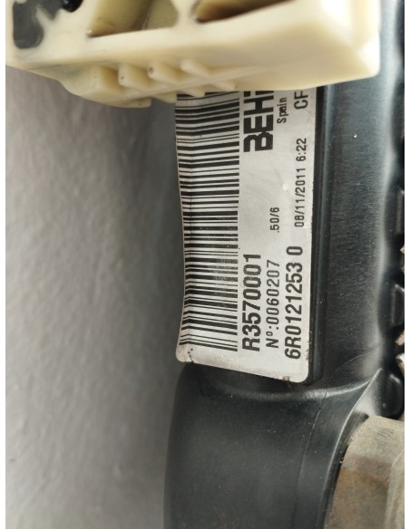 Recambio de radiador agua para skoda fabia combi (5j5) 1.6 tdi referencia OEM IAM 6R01212530  