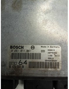 Recambio de centralita motor uce para peugeot 307 (s1) 2.0 hdi cat referencia OEM IAM 9647472780 BOSCH  2