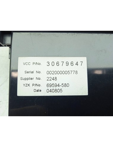 Recambio de pantalla multifuncion para volvo v50 familiar 1.8 cat referencia OEM IAM 30679647  