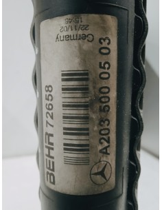 Recambio de radiador agua para mercedes-benz clase c (w203) sportcoupe 1.8 cat referencia OEM IAM A2035000503   2