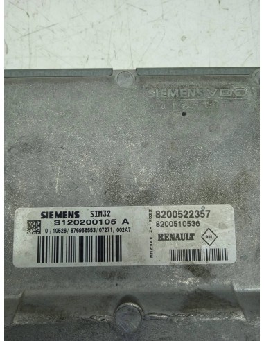 Recambio de centralita motor uce para renault clio iii 1.2 16v referencia OEM IAM 5120200105A  