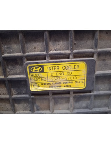 Recambio de intercooler para hyundai elantra (xd) 2.0 crdi cat referencia OEM IAM 2827027010  